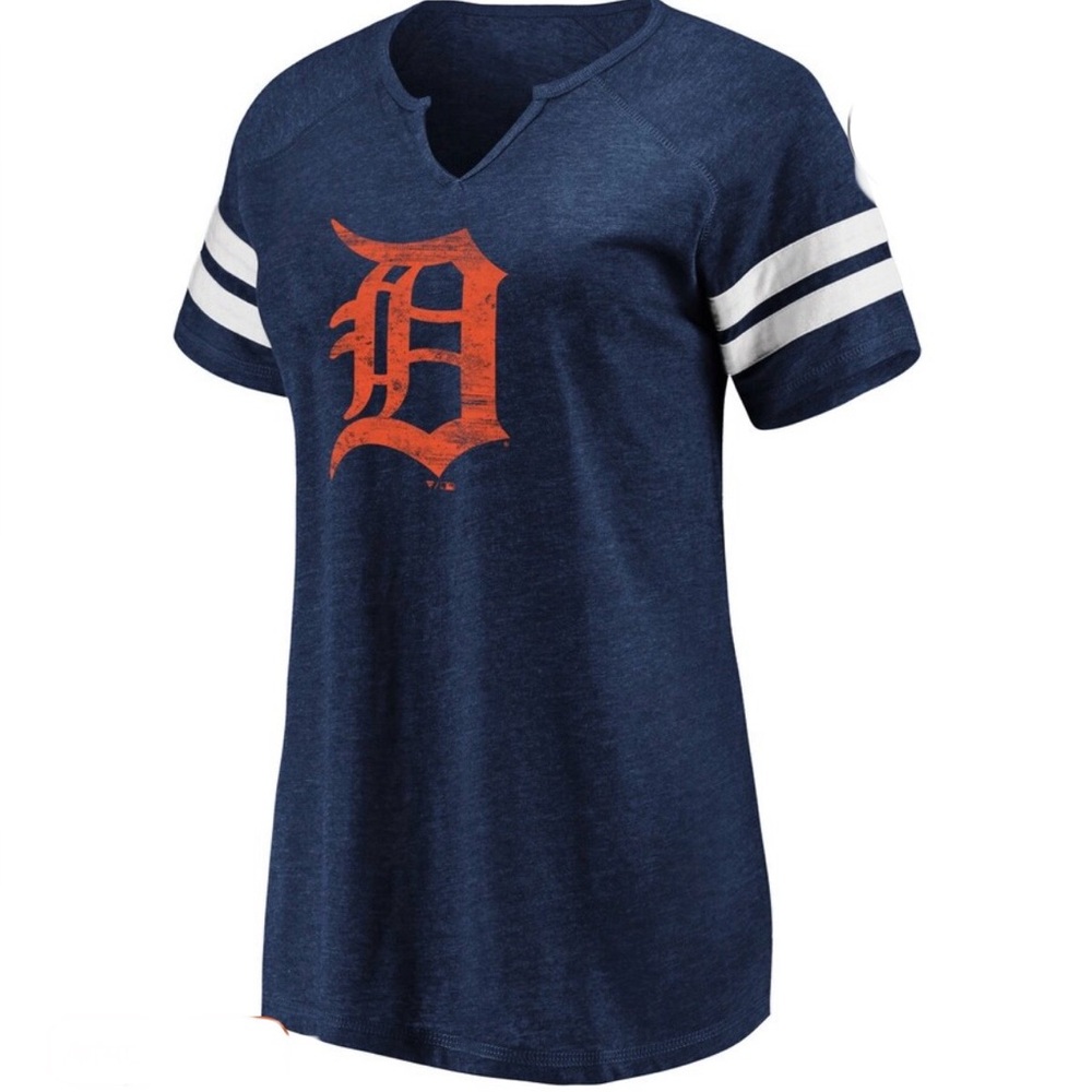 Detroit Tigers Navy Blue T-Shirt